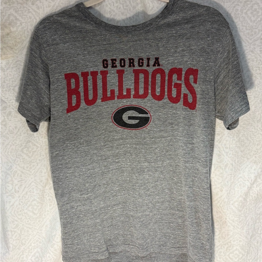 Georgia Bulldogs T-Shirt Medium Gray NCAA League 91